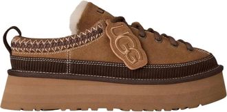 UGG Heritage Lace-Up Slipper - Dames - Schoenen - Bruin - Maat: 37 EU Su&egrave;de
