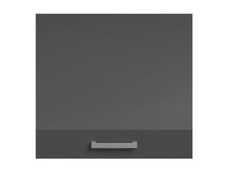 Vente-Unique Kitchen Cabinets - 1 Base Unit & 1 Wall Unit - 3 Drawers & 1 Door in Grey