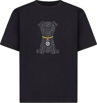 Fendi Jacquard Patch T-shirt
