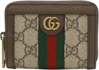 Gucci Pre-owned Belt Bags, female, Multicolor, Size: ONE SIZE Pre-owned Canvas wallets
