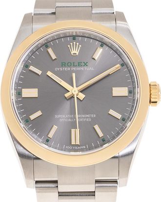 Rolex Oyster Perpetual 100 Year Anniversary Automatic Grey Dial Watch m126003-0001