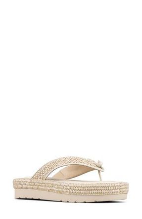 Donald J Pliner Thong Sandal in Bone at Nordstrom Rack, Size 7.5