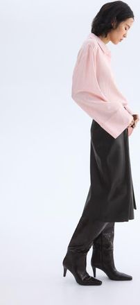 H&M Oversized Shirt in Light Pink at Nordstrom, Size X-Large