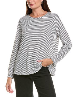 Eileen Fisher Eileen Fisher Linen Striped Shirt