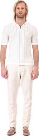 Eleventy Extrafine Cotton Half-Zip Polo