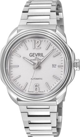 Gevril Group Roosevelt Automatic Bracelet Watch, 42mm in Silver at Nordstrom Rack