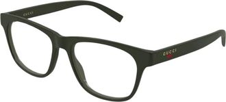 Gucci Optical Frame - male - Gucci - Glasses - Green - 55 MM - Accessories