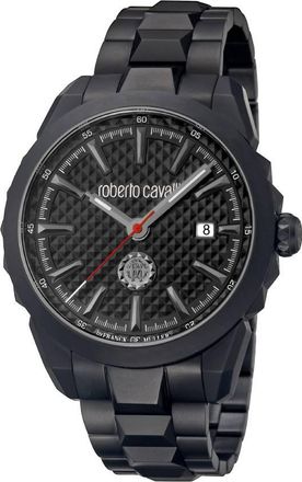 Roberto Cavalli by Franck Muller Quartz Black Dial Mens Watch