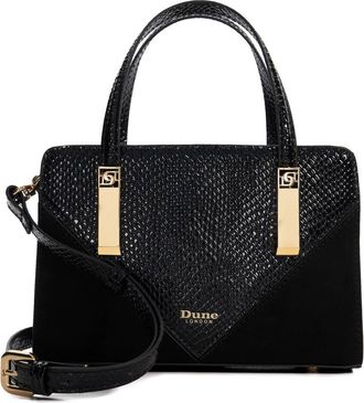 Dune London Dinkydenbeigh Top Handle Bag in Black at Nordstrom