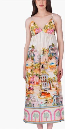 America & Beyond Womens Summer Escape Maxi Dress In White