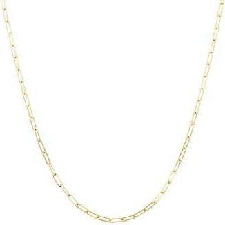 A&M Paperclip Chain Necklace in Yellow Gold at Nordstrom Rack, Size 16