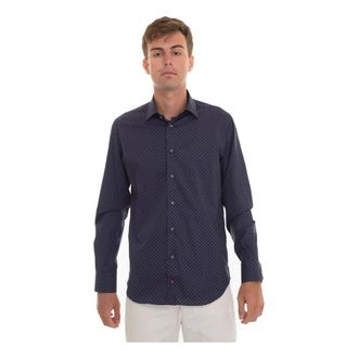 Carrel Flower Fantasy Dress Shirt - Heren - Casual Overhemden - Paars - M - Katoen - Overhemden