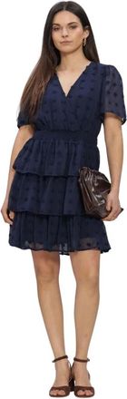 Y.A.S Y.a.s, Kleedjes, Dames, Blauw, L, Dottie SS Dress