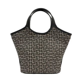 Balmain Tote Bags, female, Black, Size: ONE SIZE Mini Bag