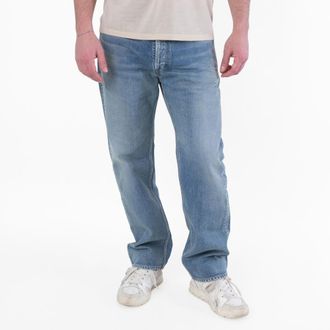 Saint Laurent Benjamin Blue Denim Baggy Jeans, Waist Size 31