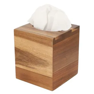 MegaChef Acacia Wood Tissue Box Holder at Nordstrom