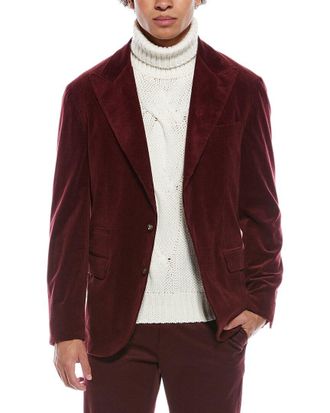 Brunello Cucinelli Cashmere-Blend Corduroy Blazer