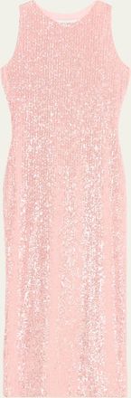Prabal Gurung Sequined Halter Midi Tube Dress