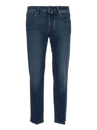 Jacob Cohen five pocket denim - men - Cotton/Lycra/Spandex/Elastane - 36 - Blue