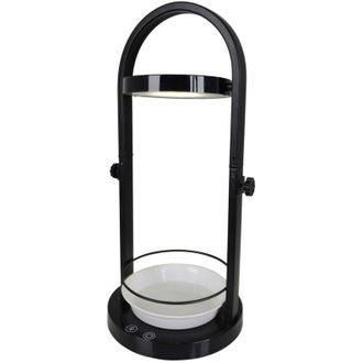 Näve Naeve PLANTY Lámpara de mesa LED integrada negra 4000K Sensor táctil