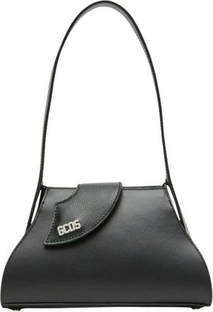 GCDS Comma Small Bag - Dames - Schoudertassen - Zwart - ONE Size - Leer - Tassen