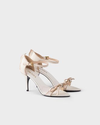 【ばに】PRADA Leather Strap Heels Prada Leather Flower Heels – fffranshop