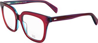 Rag & Bone Rag & Bone Womens 54mm Blue Red Opticals