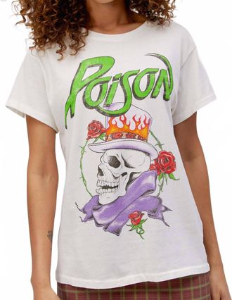 Daydreamer Poison Joker Flush Tour Tee In White
