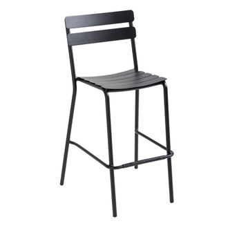 Oviala Trona de patio negra