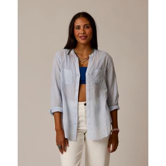 Carve Designs Dylan Textured Tunic in Arctic at Nordstrom, Size Xx-Small