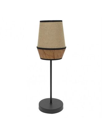 Fabrilamp Sobremesa Alto Campana 1xe27 Saco/marron 74x25x25 Cm