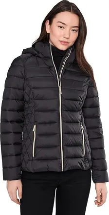 Michael Kors Packable M425503AZ Womens Coat Black : MD, Nylon
