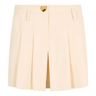 Moschino Shorts a pieghe - - Shorts - Donna - Beige - M