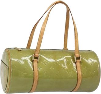 Louis Vuitton Pre-owned Handbags, female, Green, Size: ONE SIZE Pre-owned Vintage Patent Leather Hand Bag