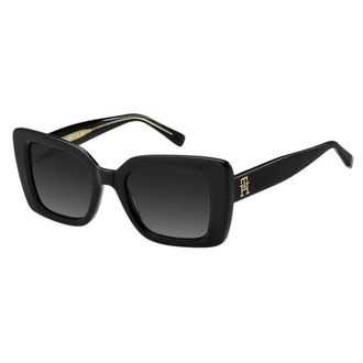 Tommy Hilfiger Cat Eye Sunglasses - female - Tommy Hilfiger - Sunglasses - Black - 51 MM - Accessories