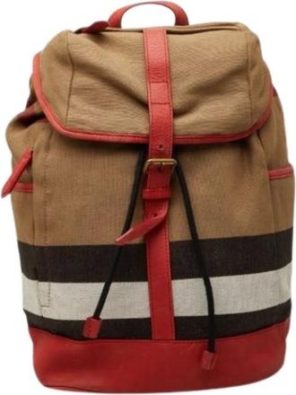 Burberry Zaino Vintage in Tela Pre-owned - - Pre-owned - Donna - Multicolore - ONE SIZE