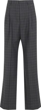 Dries Van Noten Panrom Broek - Heren - Nette broeken - Grijs - S - Wol - Broeken