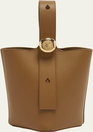 Loewe Mini Pebbled Leather Bucket Bag