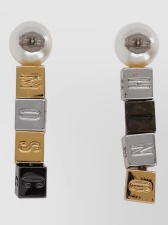 Moschino pearl earrings