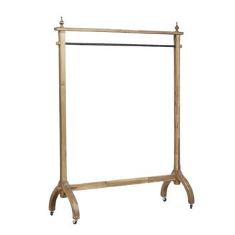Robin des Bois Perchero de acacia de 140 cm marr&oacute;n