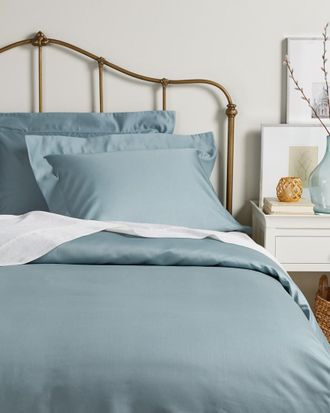 Superior 1200 Thread Count Egyptian Cotton Solid Duvet Cover Set