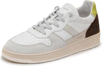D.A.T.E. Court 2.0 Schoenen - Heren - Sneakers - Wit - 40 EU - Leer - Schoenen