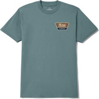 Brixton Linwood S/S Standard T-Shirt f&uuml;r Herren | t&uuml;rkis