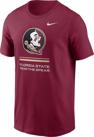 Nike Florida State Sideline Nike Mens Dri-FIT College T-Shirt in Red | 02ET69XFTN-ZK0