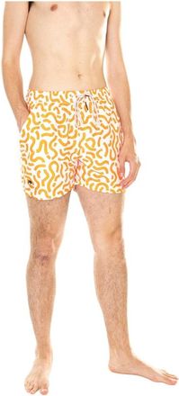 OAS Zwemshorts - Heren - Badkleding - Oranje - Maat: L Poliester