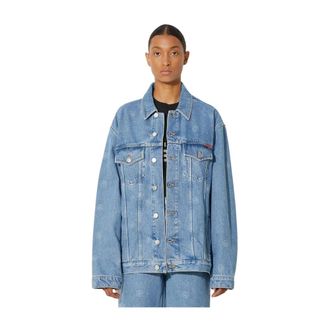 Martine Rose Jassen, Dames, Blauw, XS, Denim, Denim Jassen