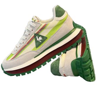 Generic Men lace up Shoes for Outdoor Casual Breathable Comfortable Versatile Thick Soled Lightweight Sports Shoes (Green,7.5)