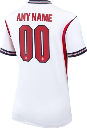 Nike England 2026 Stadium Home Nike Womens Dri-FIT Soccer Replica Custom Jersey By You in White | NN203948248-CUS