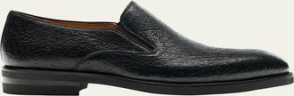 Magnanni Mens Lima Peccary Leather Loafers