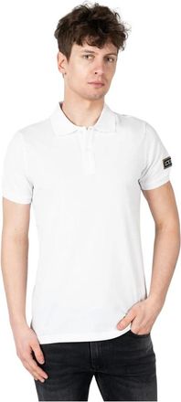 Iceberg Polo in Piqu&eacute; Ricamato - - Tops - Uomo - Bianco - M